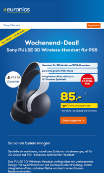 Newsletter-Beispiel von euronics